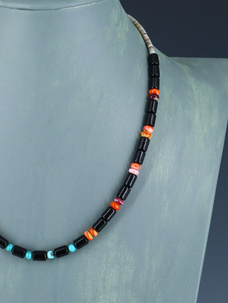 Native American Jewelry Multi Stone Necklace - PuebloDirect.com