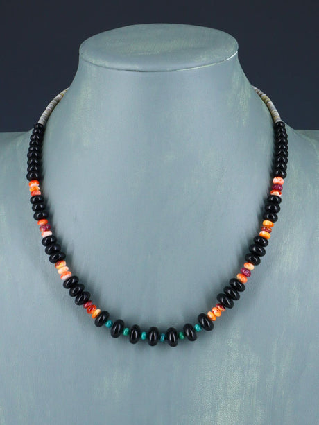 Native American Jewelry Multi Stone Necklace - PuebloDirect.com