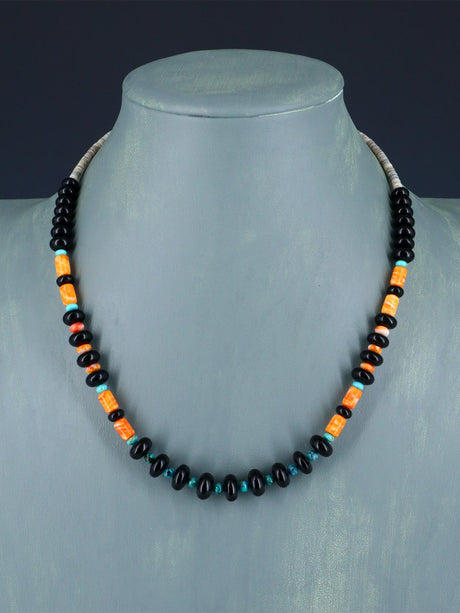 Native American Jewelry Multi Stone Necklace - PuebloDirect.com