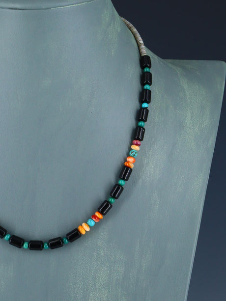 Native American Jewelry Multi Stone Necklace - PuebloDirect.com