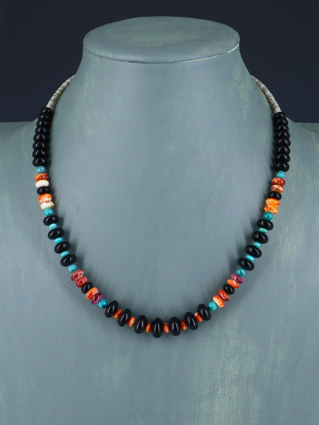 Native American Jewelry Multi Stone Necklace - PuebloDirect.com