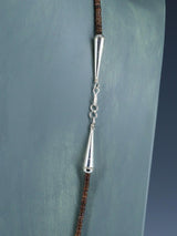 Native American Carved Zuni Fetish Turquoise Bear Necklace - PuebloDirect.com