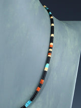 20" Native American Indian Santo Domingo Heishi Necklace