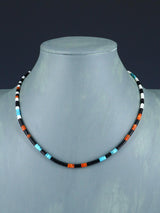 16" Native American Indian Santo Domingo Heishi Necklace