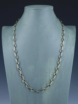 24" Handmade Sterling Silver Link Chain Necklace