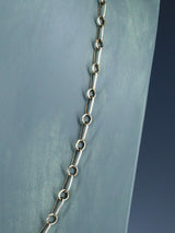 24" Handmade Sterling Silver Link Chain Necklace