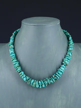 Native American Jewelry Single Strand Turquoise Nugget Necklace