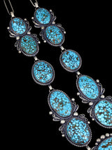Native American Jewelry Kingman Turquoise Lariat Necklace