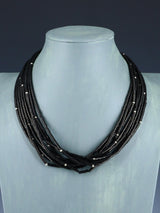 Collier ras du cou turquoise Navajo à dix brins