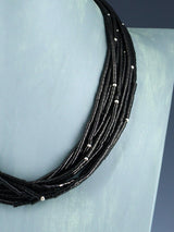 Collier ras du cou turquoise Navajo à dix brins