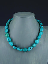 Native American Jewelry Single Strand Turquoise Necklace