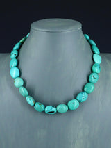 Native American Jewelry Single Strand Turquoise Necklace