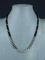 Native American Jewelry Two Strand Black Jet Necklace
