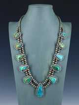 Navajo Jewelry Royston Turquoise Necklace and Earrings Set