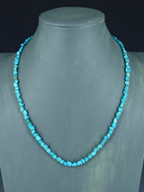 Navajo 21" Single Strand Sleeping Beauty Turquoise Necklace
