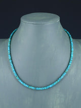 Navajo 18" Turquoise Snake Bead Necklace