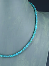 Navajo 18" Turquoise Snake Bead Necklace