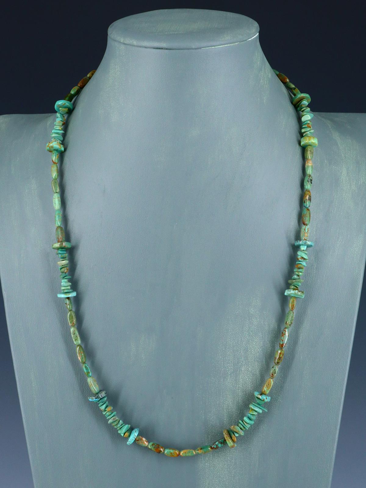 23" Native American Turquoise Necklace