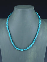 Navajo 20" Single Strand Sleeping Beauty Turquoise Necklace