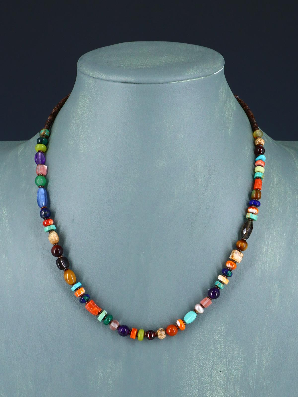 Native American Jewelry Multi Stone Necklace