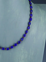 Native American Lapis and Heishi Single Strand Necklace