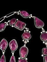 Collier amérindien en argent sterling avec huître épineuse Lariat Y