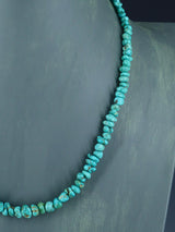 Native American Jewelry Single Strand Turquoise Necklace - PuebloDirect.com