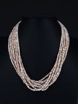 Native American Santo Domingo Shell Heishi Necklace Set - PuebloDirect.com