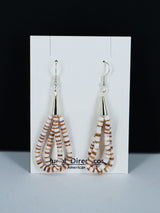 Native American Santo Domingo Shell Heishi Necklace Set - PuebloDirect.com