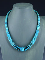 Bijoux amérindiens Collier simple brin Kingman Turquoise