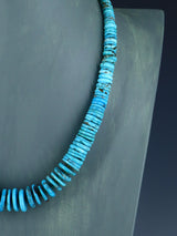 Bijoux amérindiens Collier simple brin Kingman Turquoise