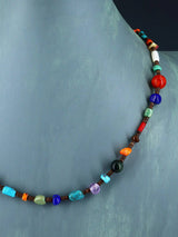 Native American Multistone Single Strand Necklace - PuebloDirect.com