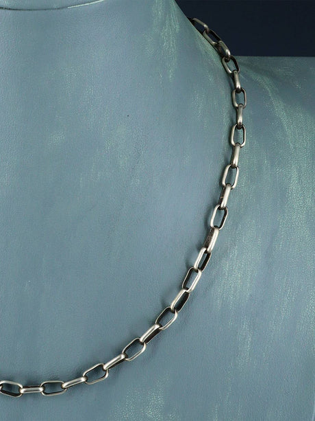18" Handmade Sterling Silver Link Chain Necklace
