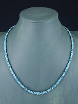 Navajo 20" Natural Golden Hill Turquoise Beaded Necklace - PuebloDirect.com