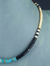 Native American Shell Heishi Single Strand Necklace
