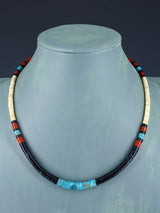 Native American Shell Heishi Single Strand Necklace
