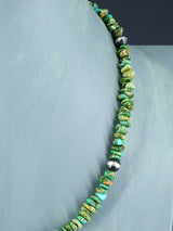 20" Single Strand Sonoran Gold Turquoise Necklace