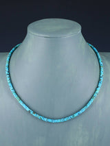 Navajo 18" Turquoise Snake Bead Necklace