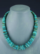 Navajo Single Strand Thick Turquoise Necklace