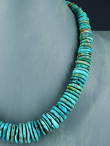 Navajo Single Strand Thick Turquoise Necklace