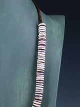 24" Navajo Single Strand Wampum Shell Beaded Necklace