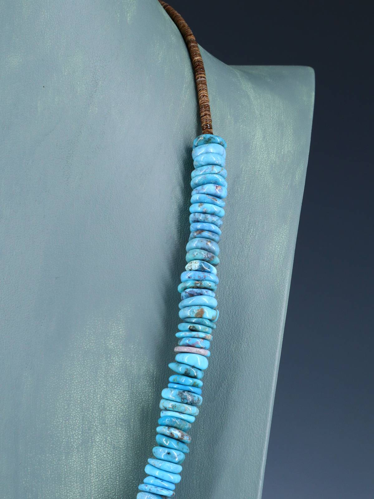 Native American Single Strand Turquoise Necklace