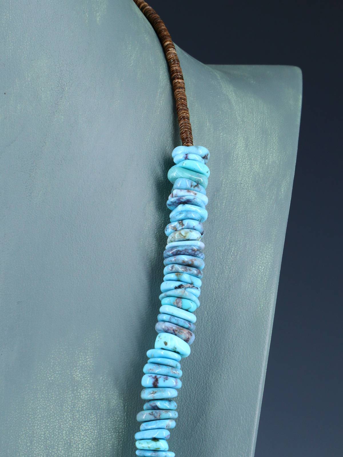 Native American Single Strand Turquoise Necklace