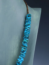 Native American Single Strand Turquoise Necklace - PuebloDirect.com