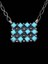 Navajo Turquoise Sterling Silver Necklace
