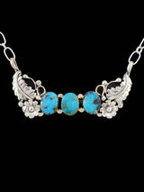 Navajo Turquoise Sterling Silver Necklace