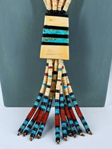 Native American Santo Domingo Shell Heishi Necklace