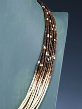 Native American Santo Domingo Ten Strand Heishi Necklace - PuebloDirect.com