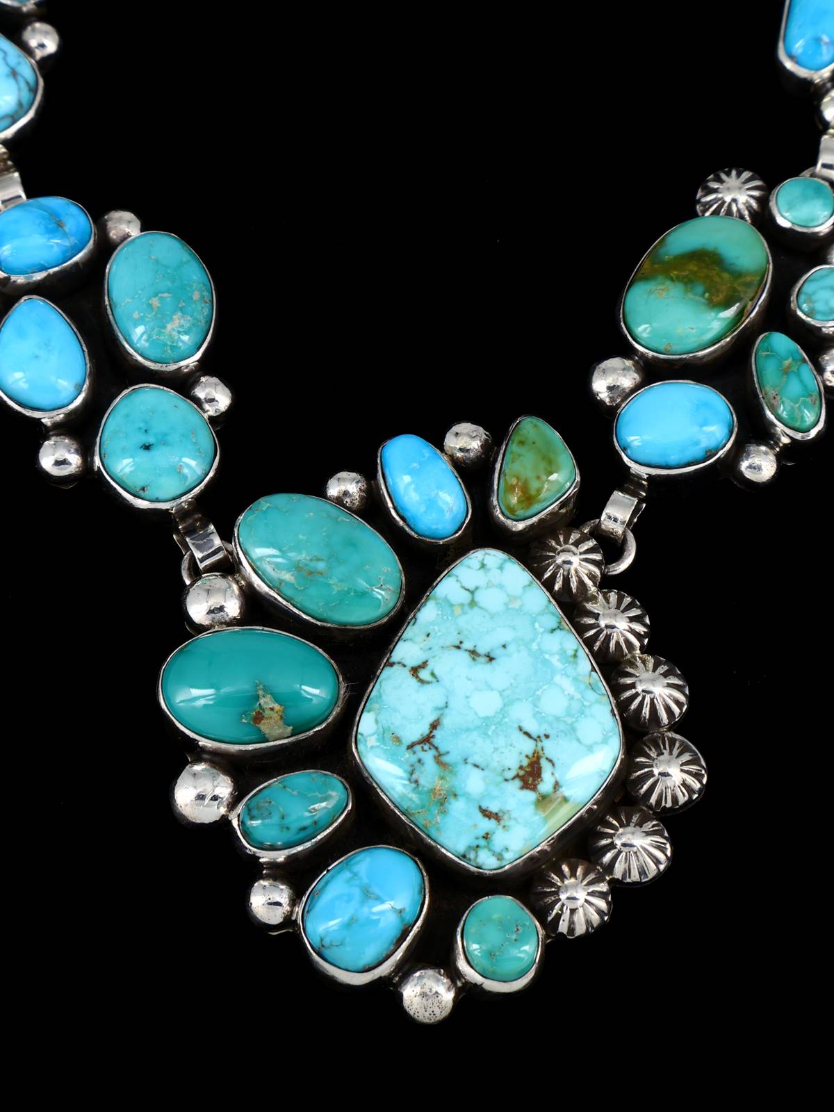 Native American Jewelry Turquoise Necklace Set