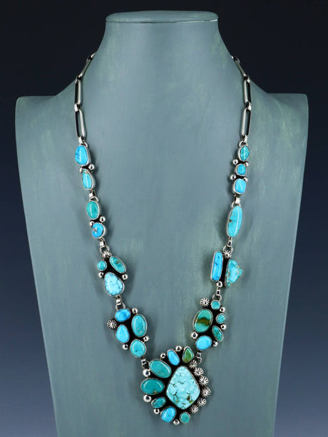 Native American Jewelry Turquoise Necklace Set